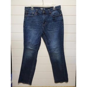 Old Navy straight leg built in flex womens size 32 high rise denim jeans